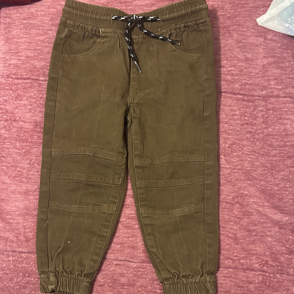 Olive Green Jogger Pants